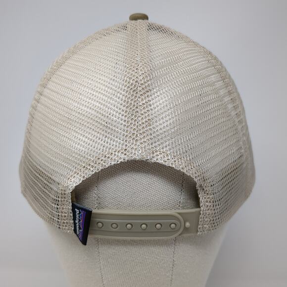 Patagonia Snapback Trucker Hat Brown One Size Adjustable Mesh Back Embroidered - Picture 6 of 9